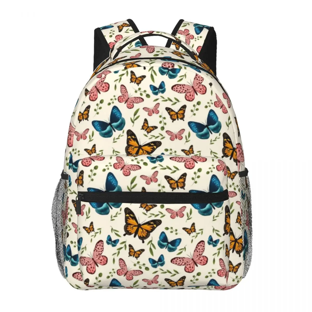 

Whimsical Butterflies Backpacks Boys Girls Bookbag Children School Bags Cartoon Laptop Rucksack Shoulder Bag Large Capacity