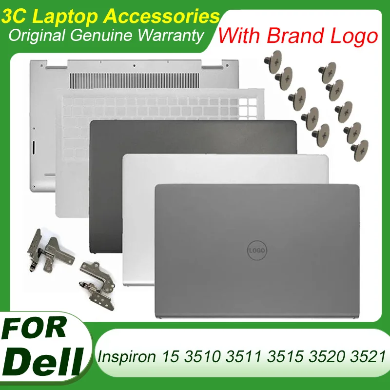 

Для Dell Inspiron 15, 3510, 3511, 3515, 3520, 3521, задняя крышка ЖК-дисплея, рамка, верхняя часть, подставка, нижняя деталь, черный цвет, 0T4MT1 DDM9D 0WPN8 09WC73