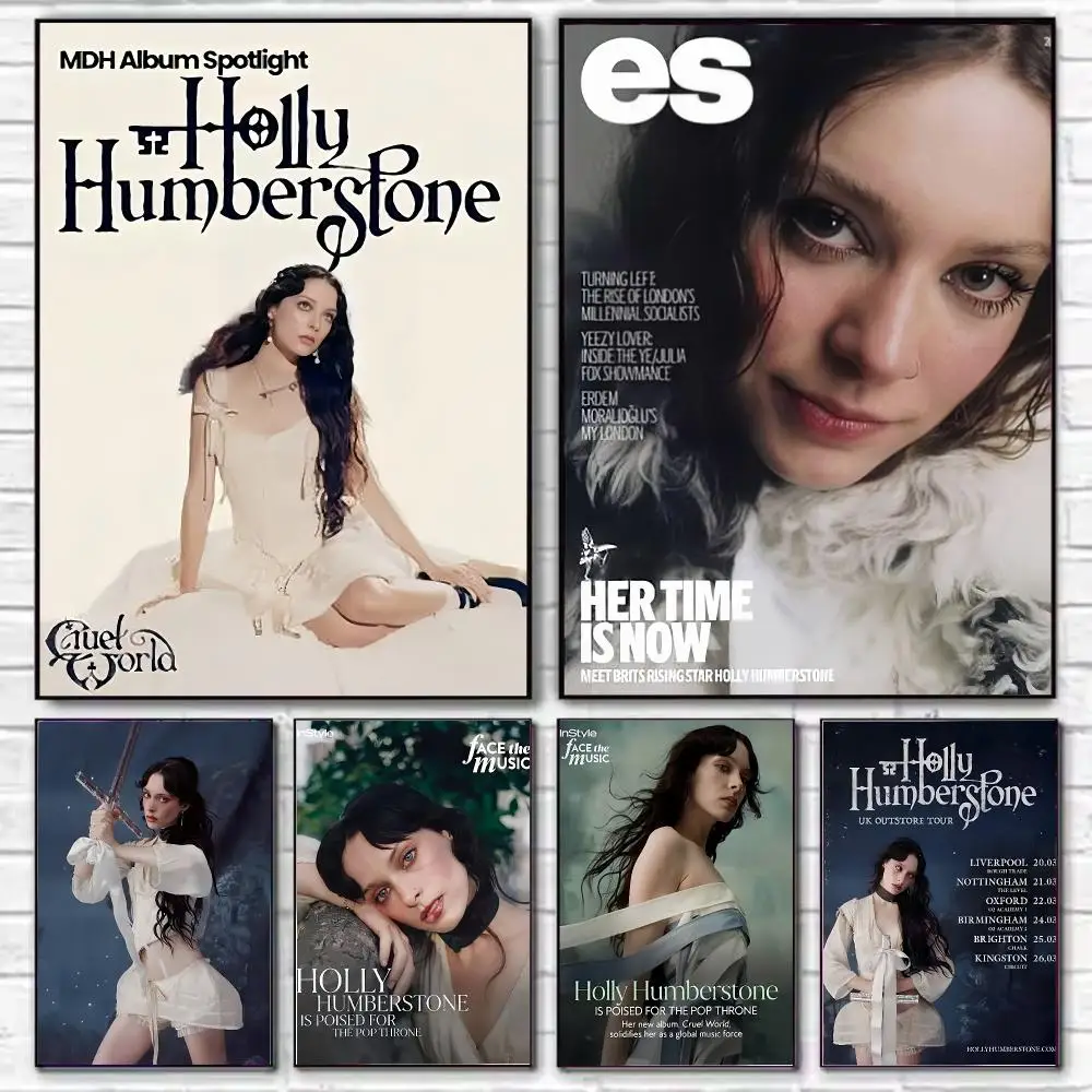 Singer H-Holly Humberstone indie Poster HD Decorative Wall Art for Living Room Bedroom Café Stylish Home Décor Gift