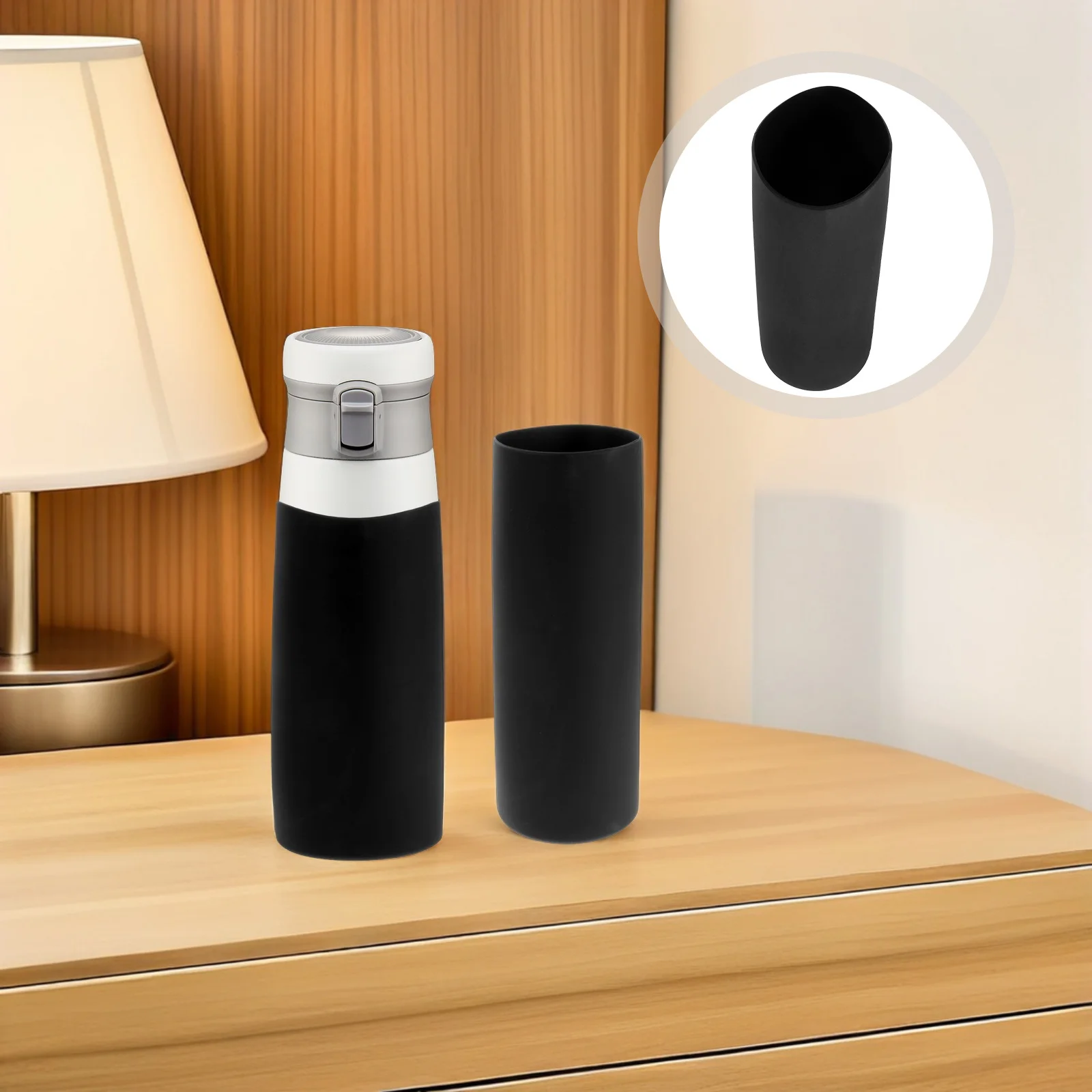 

3pcs Silicone Insulated Cup Sleeve Universal Reusable Mug Protector Heat Resistant Travel Tumbler Cover - Portable Hot Drink