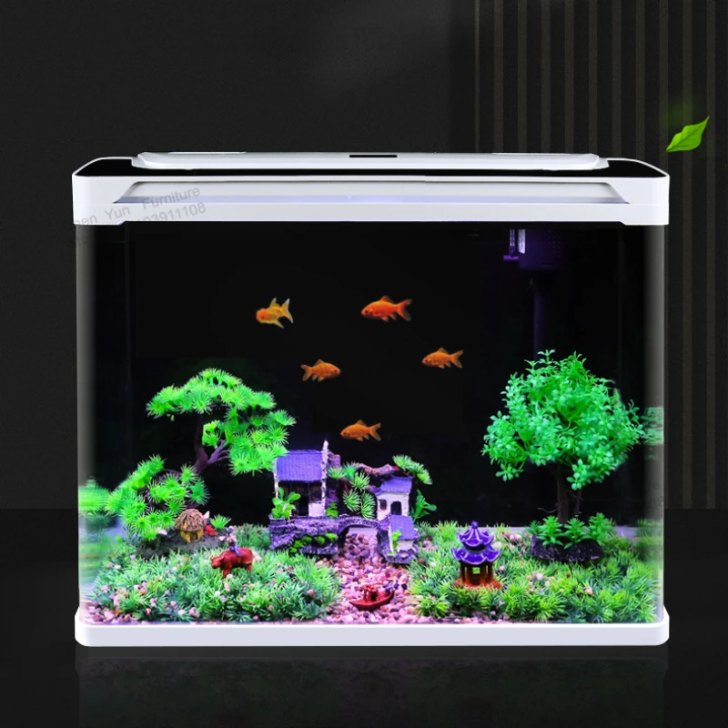 Corporation Desktop Fish Tank Ecology Decoration Aquatic Pet Supplies Cobble Nordic Fish Tank Filtration Aquarium Pour Aquarium