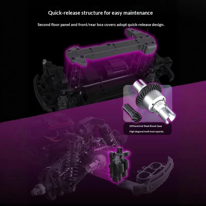 GR 유디 공동 브랜드 M16 자동차 1/16 브러시리스 플립 RC 원격 조종 자동차 전기 사륜구동 오프로드 차량