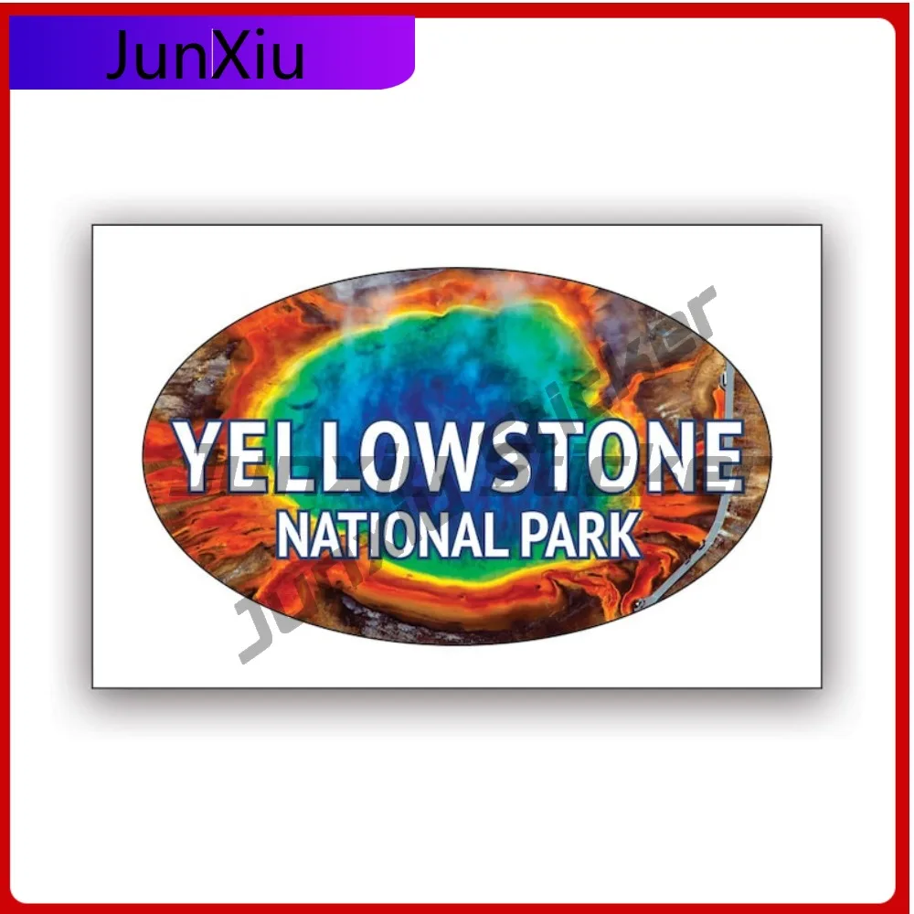 

Oval Eye Of Yellowstone Stickerwaterproof Outdoor Cool Laptop Waterproof Vinyl Decal For Air Conditioners Decor Unique Sticker