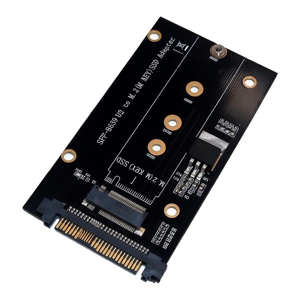 PCIe-Based U.2 to Key-M Adapter Card for NVMe SSD Integration into U.2 Equipped Servers Industrial PCs and Workstations