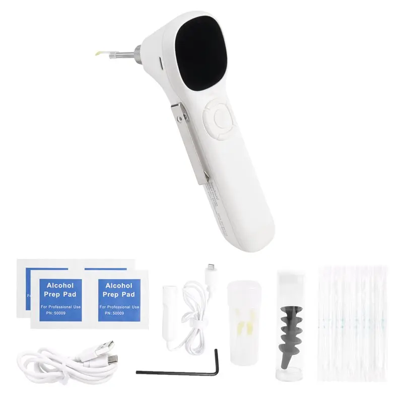 AT63-Visual Ear Otoscope Ear Canal Inspection Ear Instrument 1.45 Inch IPS 720P HD Smart Visual Ear Camera