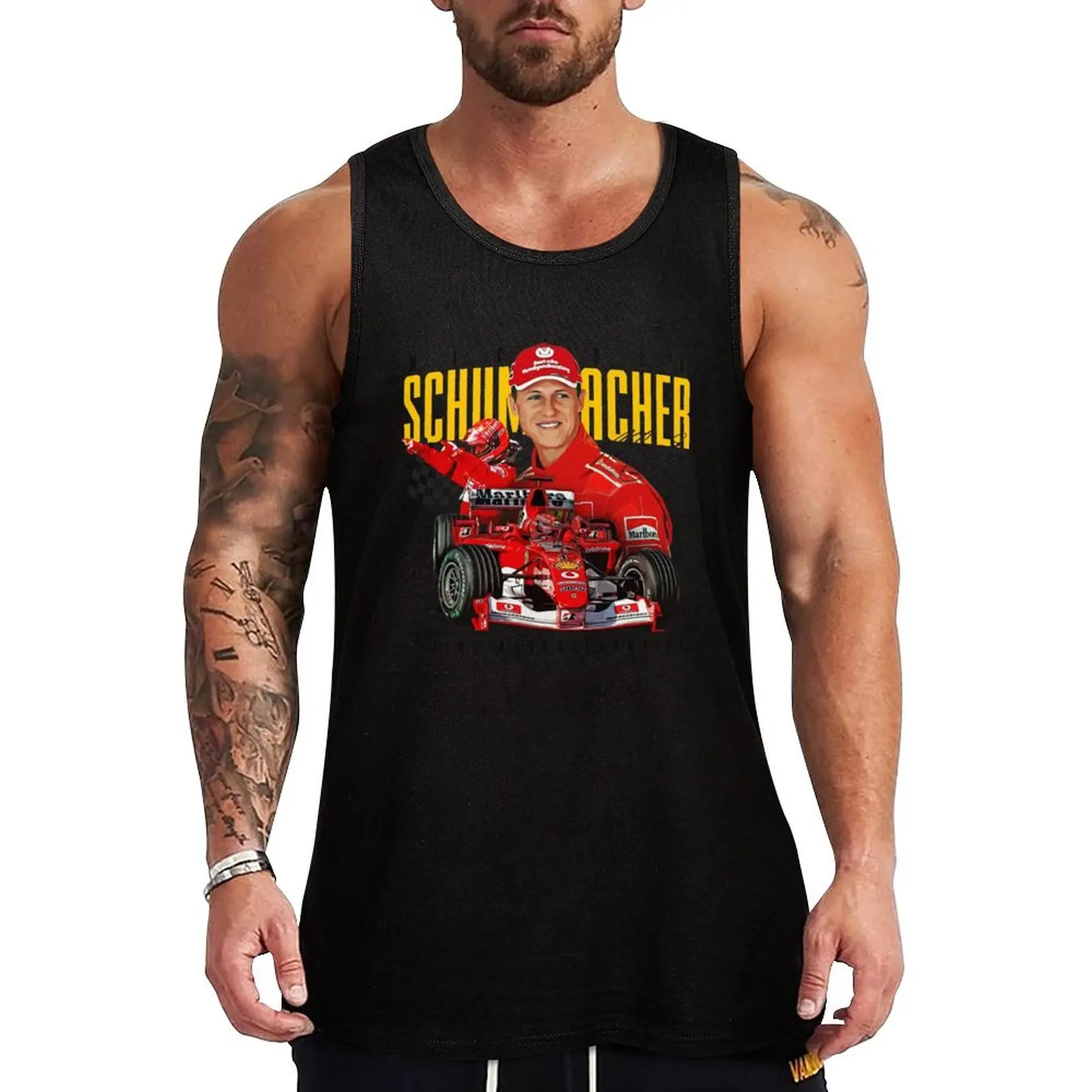 

Mícháél Schúmáchér Tank Top singlets for men Men's cotton t-shirt men clothings