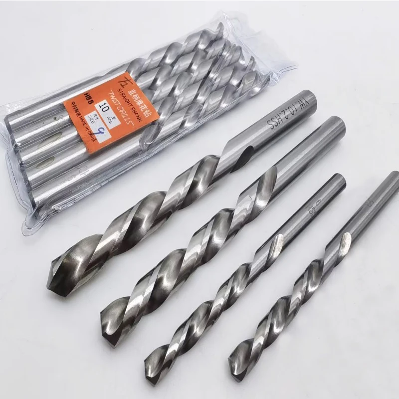 0.5mm-14mm HSS Left Hand Drill Bits HSS M2 Reverse Twist Drill Bit Drilling Woodworking Tool