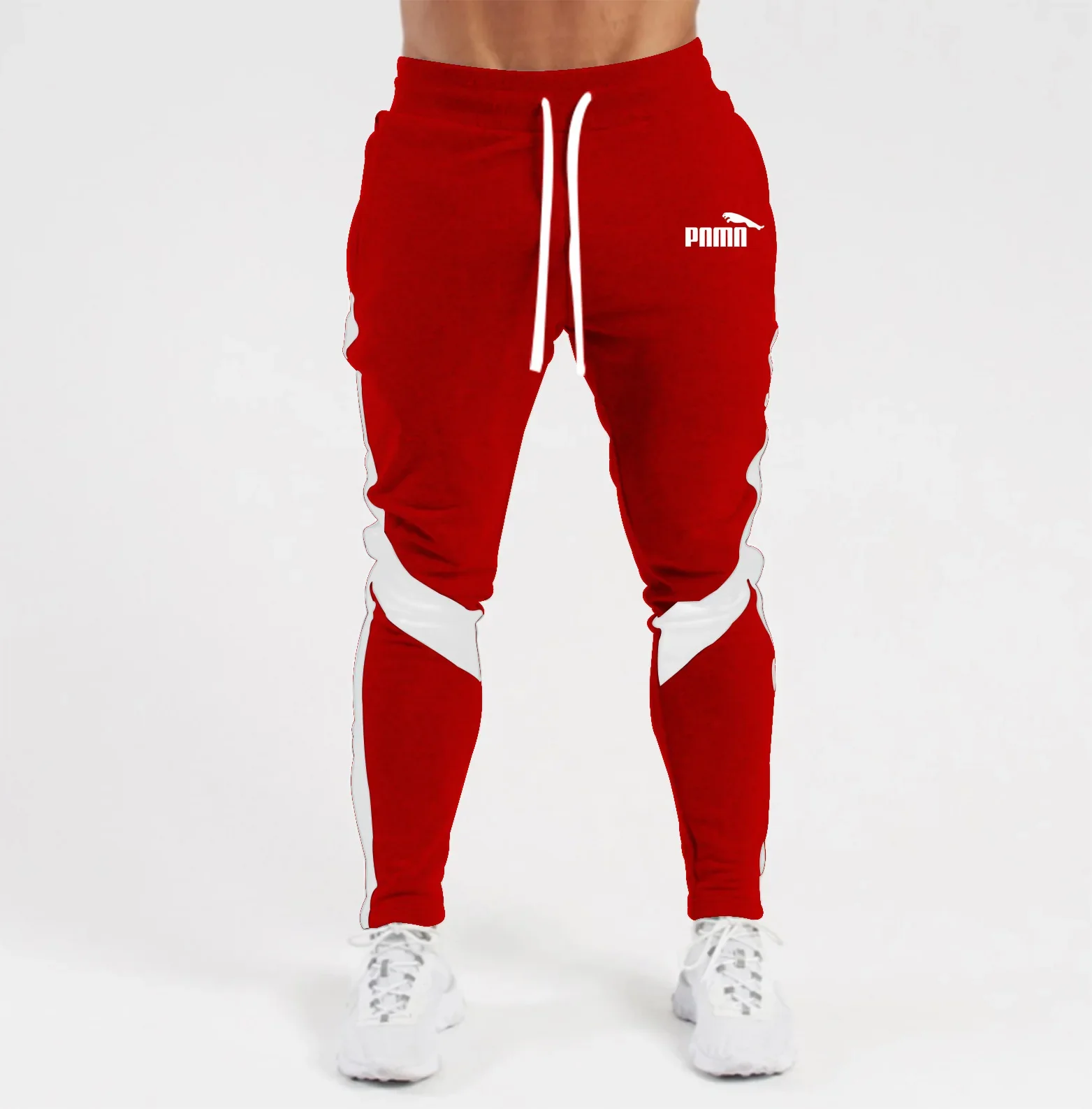 Pantalones de Jogging informales para hombres, pantalones de chándal deportivos para correr, pantalones de chándal de algodón, pantalones de moda ajustados para culturismo, nuevo