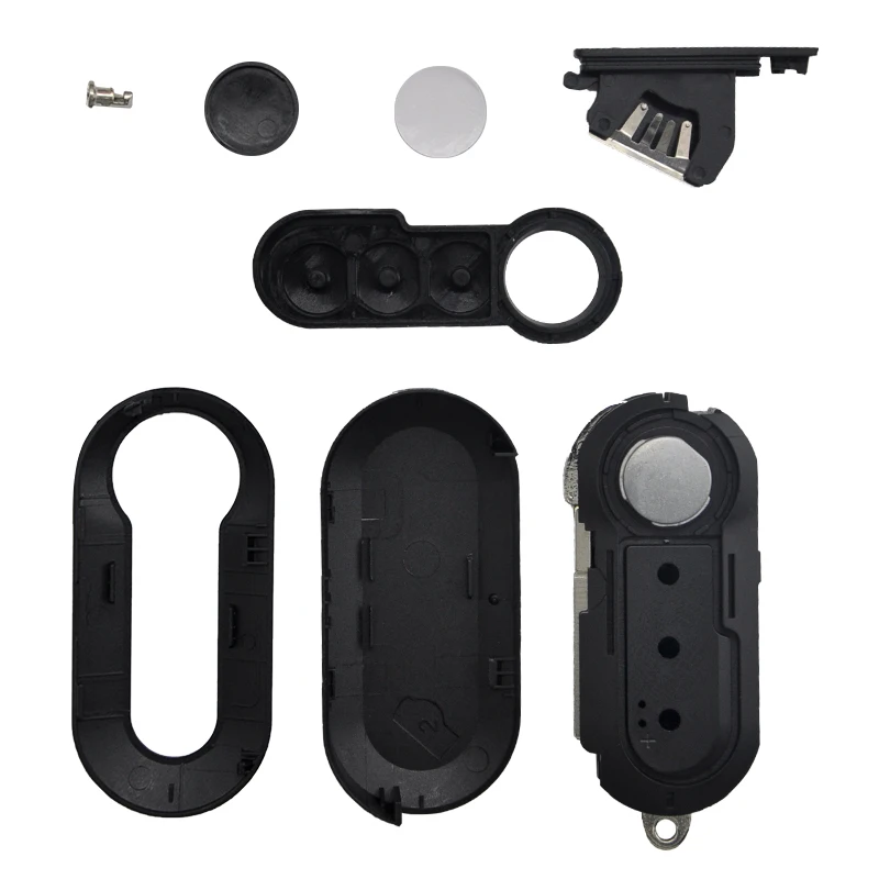 MIGLIORE CHIAVE Chiave A Distanza Dell'automobile Borsette Caso Per Fiat 500 Panda Punto Bravo Stilo Ducato Citroen Jumper Peugeot Boxer SIP22 Flip Key