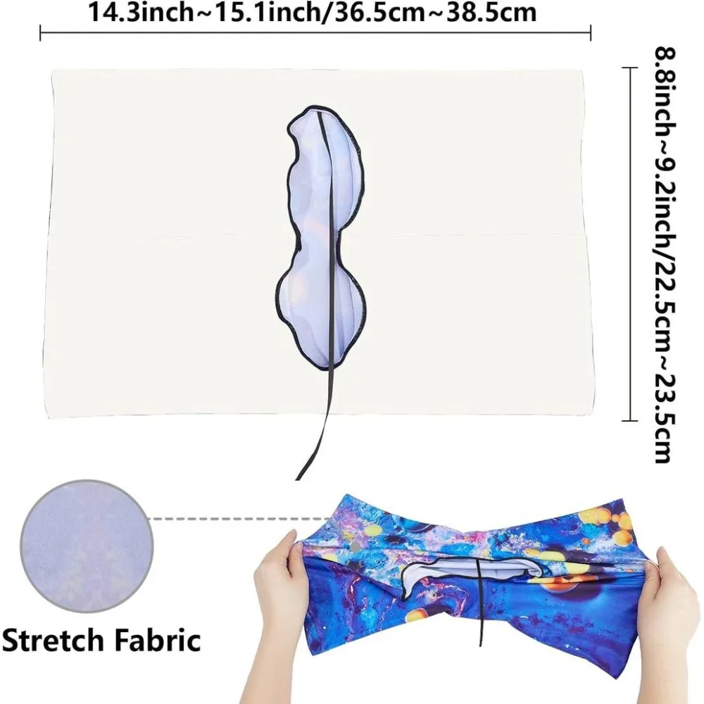 Red Flower Stretchable Book Cover Cartoon Drawing Jumbo Fabric Reusable Washable Large Nylon Book Protector Elastic Notebook