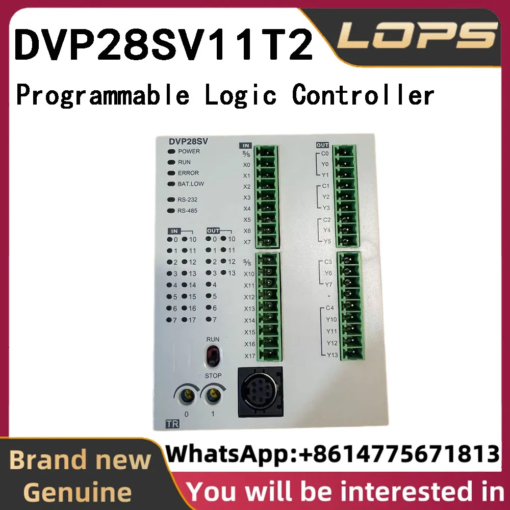 DVP28SV11T2 brand new original Delta Programmable Logic Controller in stock, welcome to inquire.