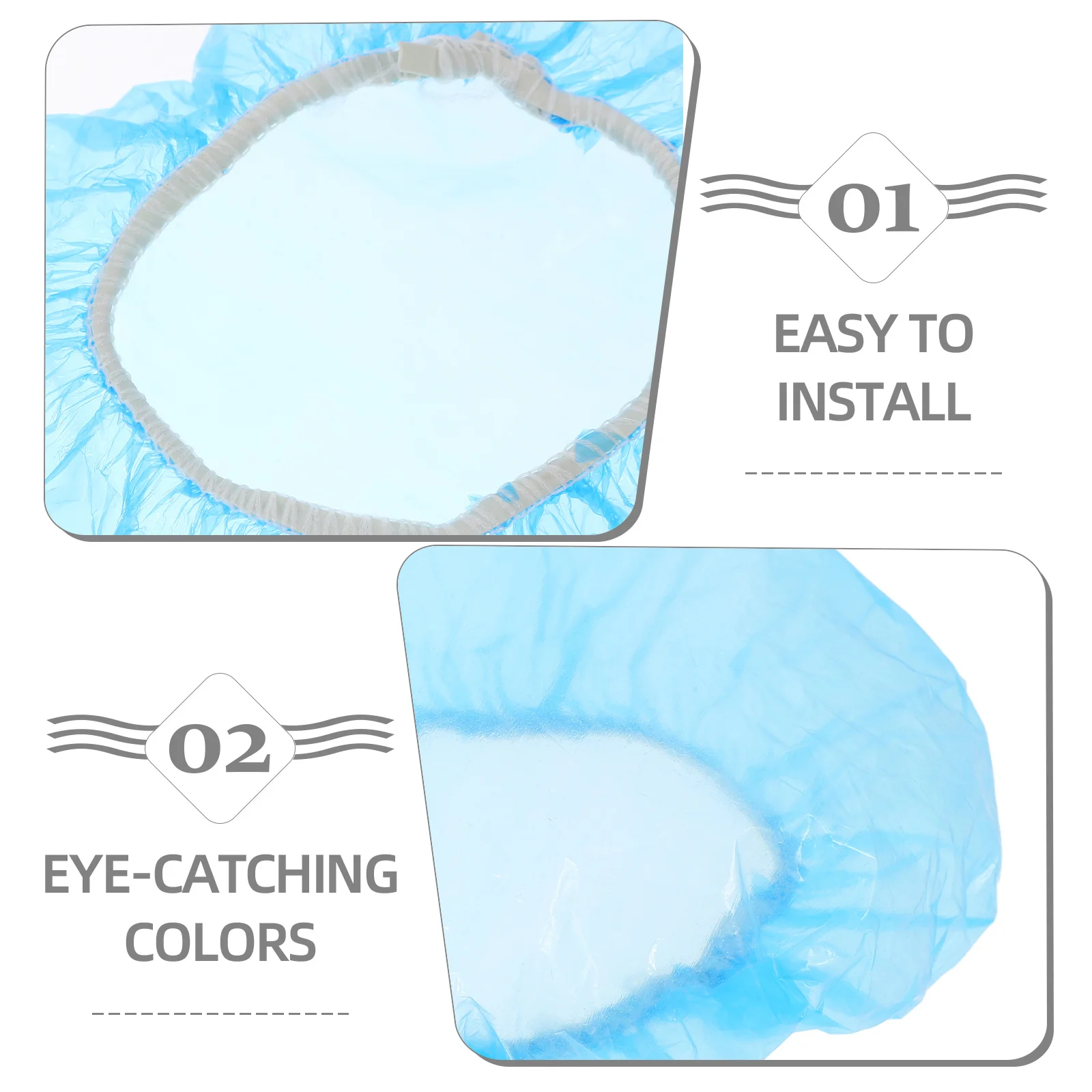 100Pcs Smoke Covers Fire Alarm Dust Protective Covers Bright Color Easy Install Maintain Accurate Detection for Home