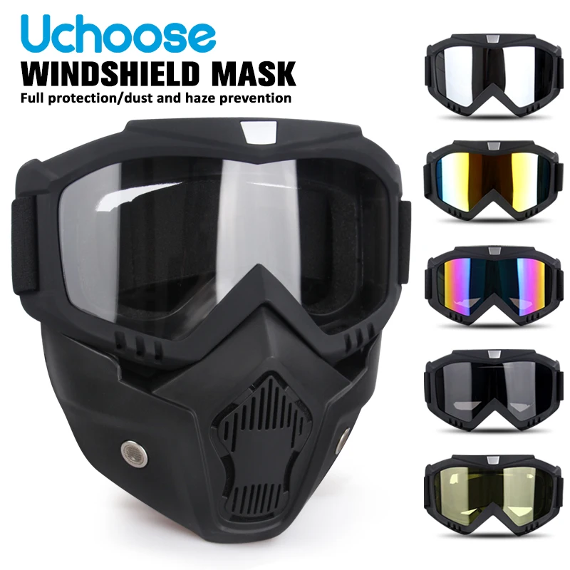 

Motocross Summer UV Protection Sunglasses Outdoor Sport Windproof Mask Goggle HD Motorcycle Glasses Snowboard Eyewear Riding