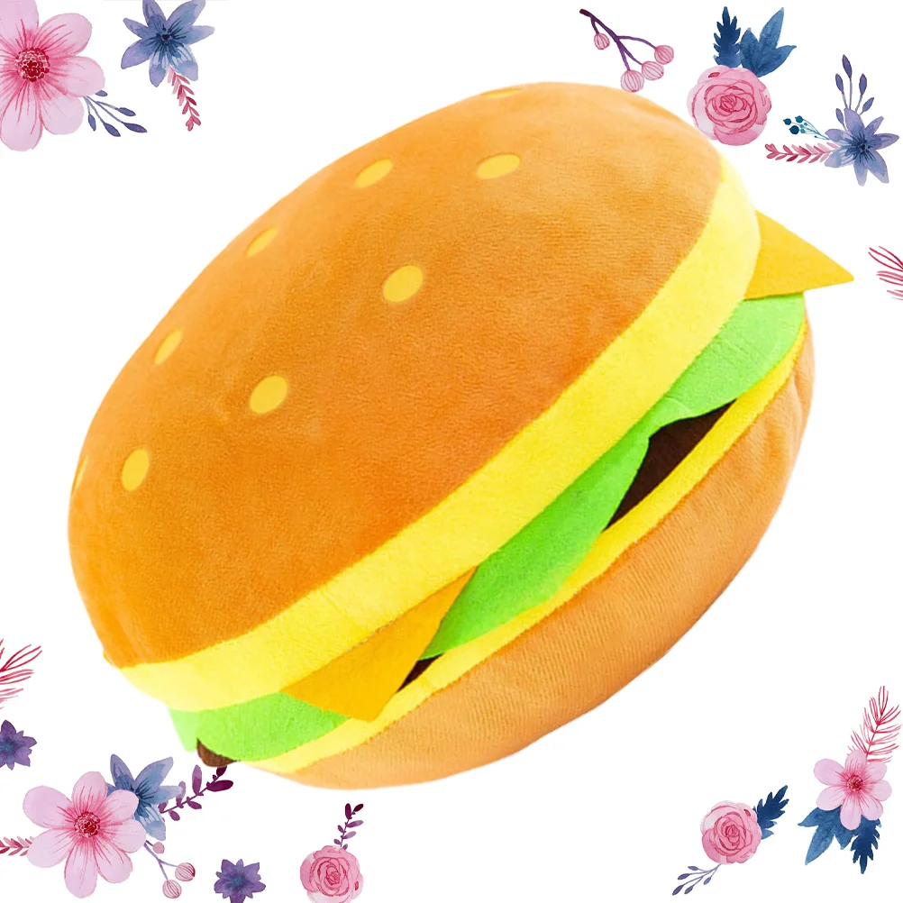 30 Cm almohada creativa cojines decorativos hamburguesa de peluche niños juguetes divertidos silla rellena