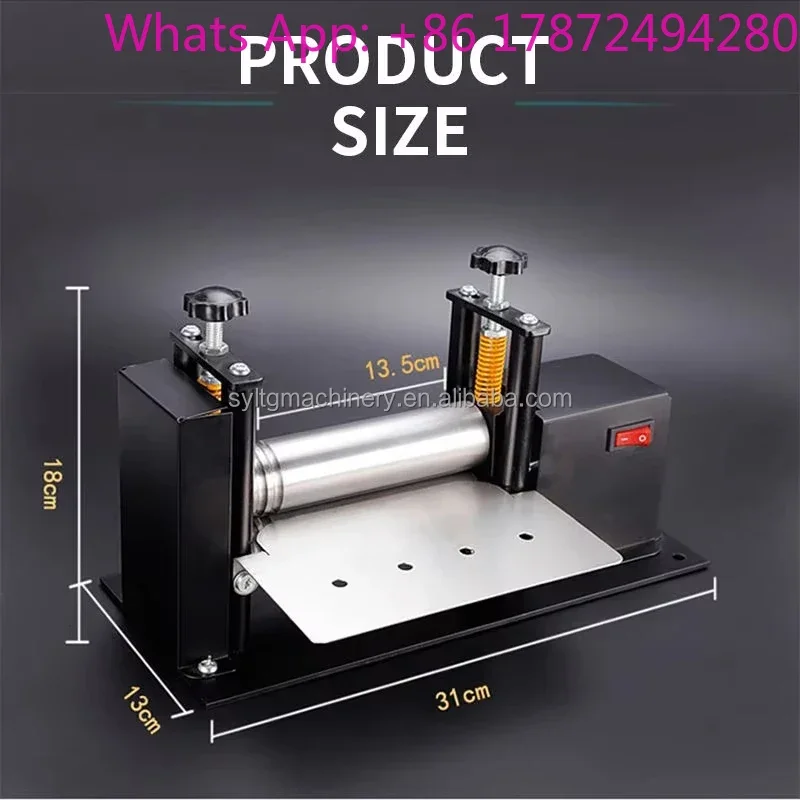 Leather Strap Bonding Roller Folding Machine Watchband Bag Strap Leather Tape Folding Machine Tape Impressing Machine