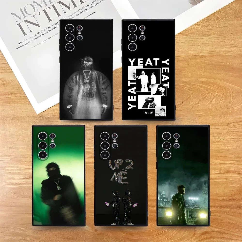 حافظة هاتف Singer Yeat Lyfestyle لهاتف سامسونج S Series S21 S22 S23 S24 S25 FE Plus حافظة فائقة من مادة البولي يوريثان الناعمة والصديقة للبشرة