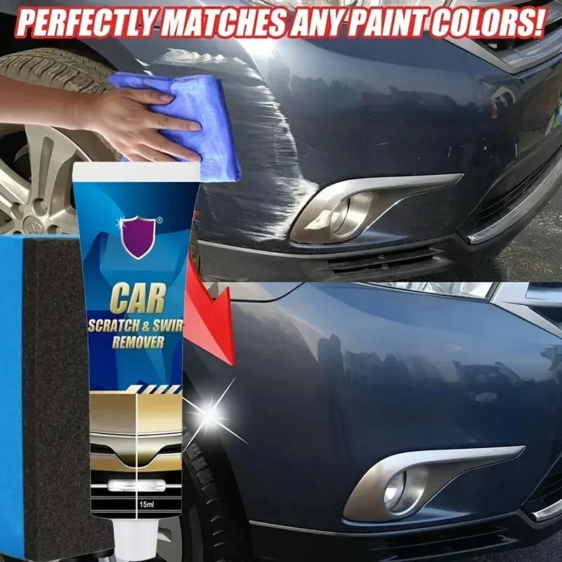 Car Scratch & Swirl Remover Kit - Quick Eliminate Swirls, Restore Shine & Brightness to All Exterior Paint Surfaces