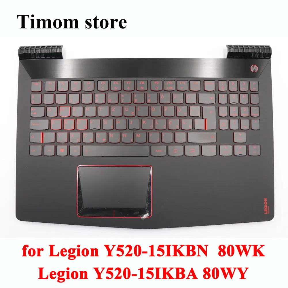 

5CB0N00284 for Legion Y520-15IKBN 80WK Lenovo Legion Y520-15IKBA 80WY Original Laptop Keyboard Palmrest Top Cover Hungarian BL