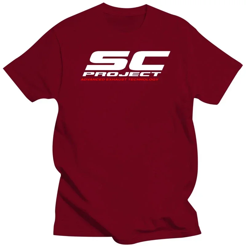 Short sleeves pure cotton tops streetwear 2024 spring and fall t shirt Brand New Sc-Project Exhaust Gsx-R Mens Sport T-Shirt NEW