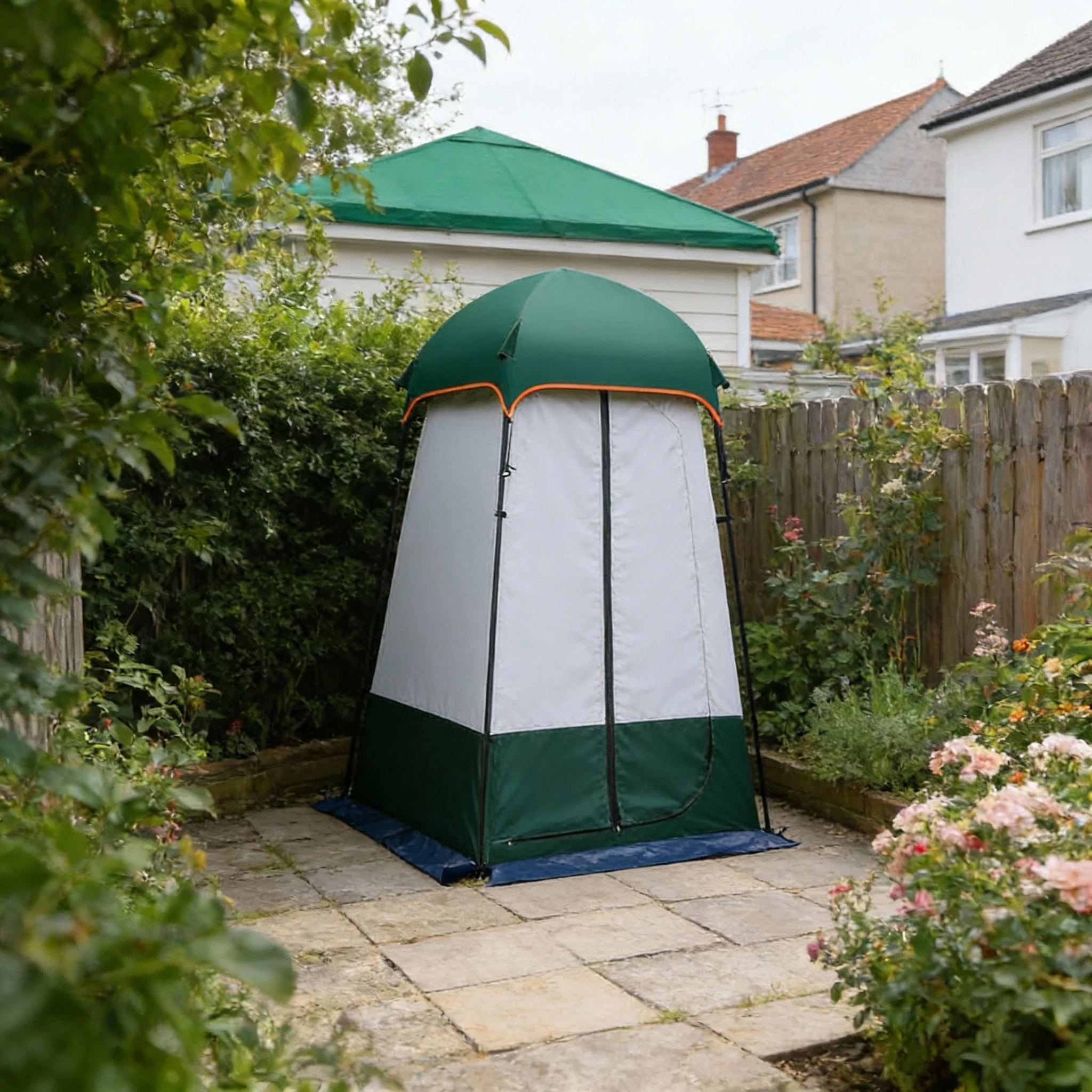

Portable Camping Shower Tent Kit Instant Pop-Up Privacy Shelter 210D Oxford Cloth Waterproof Four-Season Use
