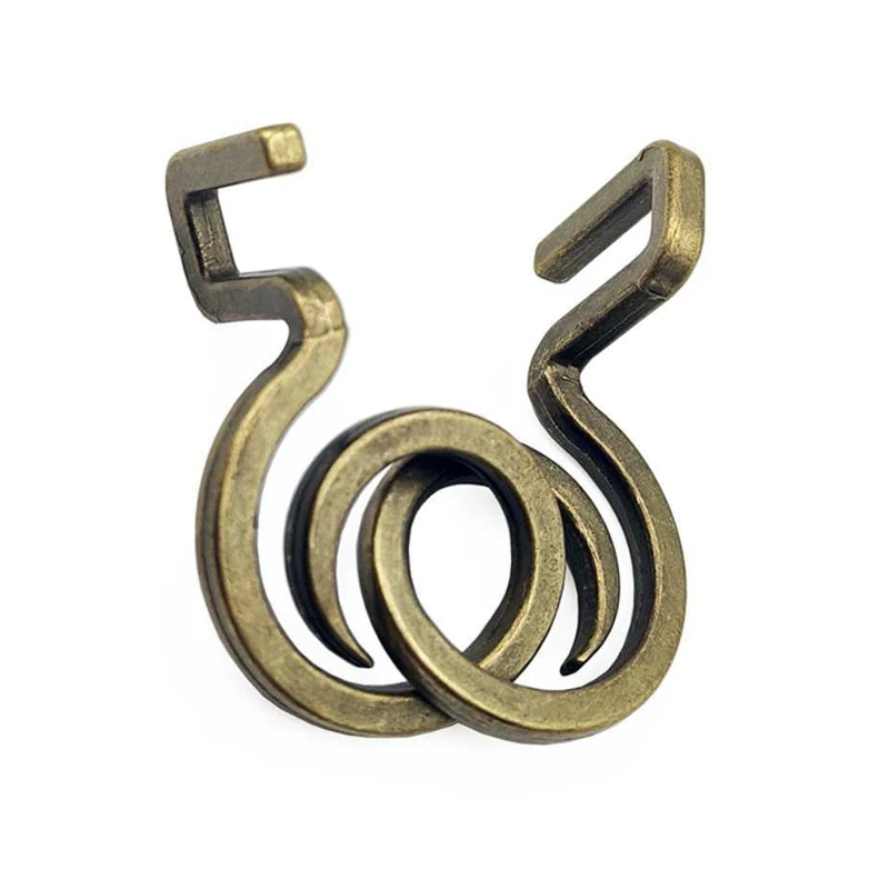 الهدايا التعليمية الكلاسيكية ماجيك يذبذب الألغاز حلقة معدنية أداة تحدي الدماغ للبالغين والأطفال المراهقين ألعاب تحدي المنطق الذكاء