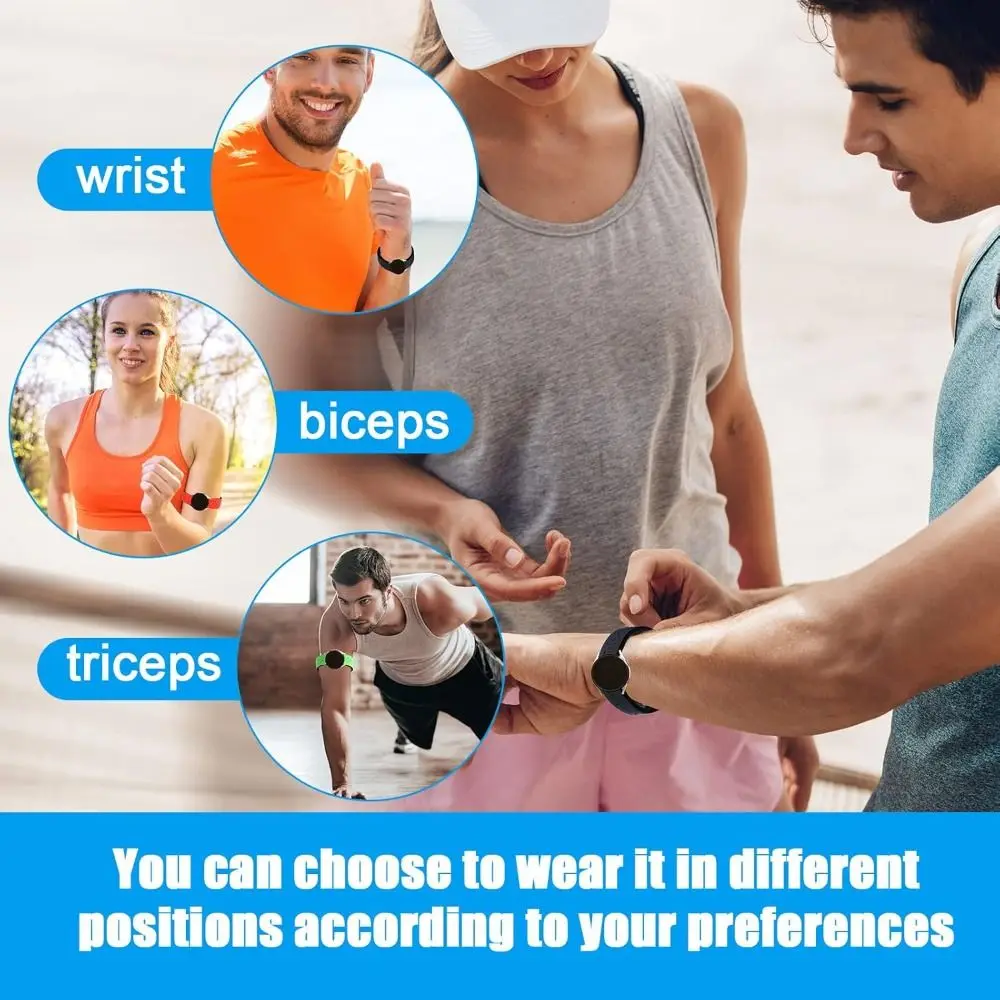 New Adjustable Armband Strap Universal Elastic Armband Band Solid Color Replacement Strap
