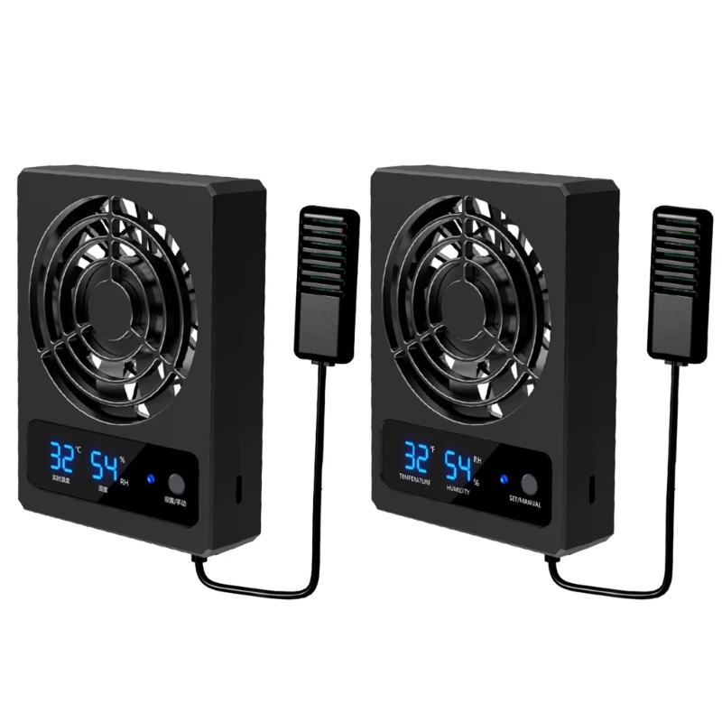 

LED Terrariums Fan Air Circulators Reduce Heat Humidity Terrariums Air Chiller Fan Dropship