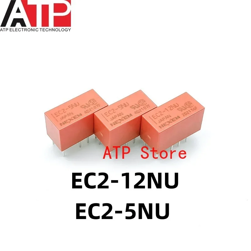 

10PCS EC2-12NU EC2-5NU Convert 8-pin 2A to replace G6S-2 TX2 New original signal relay