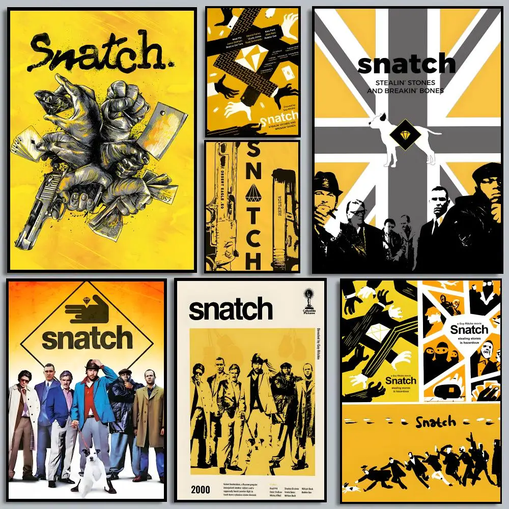 Comedy S-Snatch Poster HD Waterproof Self-Adhesive For Living Room Gift Bedroom Hallway Wall Decor