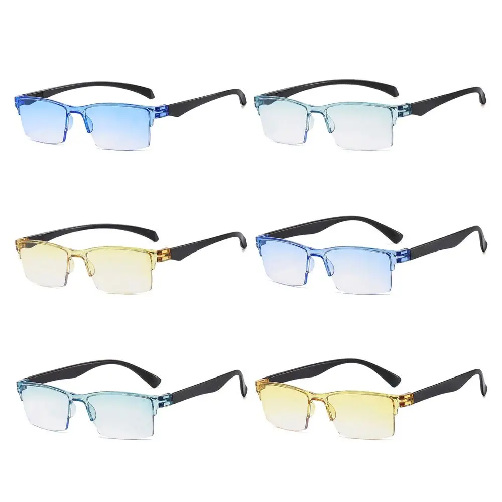 Smart Automatic Zoom Brillen Anti-Blaulicht Lesebrille Männer Frauen Quadrat rahmenlose optische Brille Computer Brillen – Detail 14