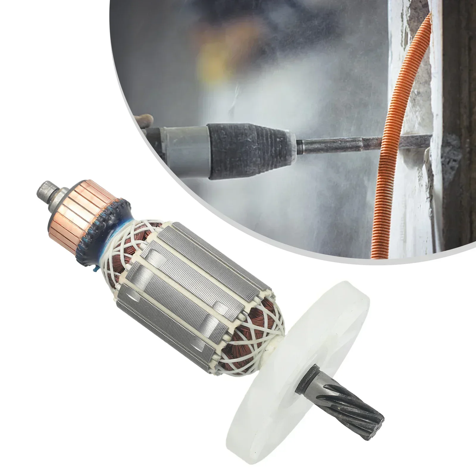 

1 Pc AC220V-240V Armature Rotor Anchor Replacement Accessories Armature Rotor Anchor For Electric Hammer HM0810 Power Tool