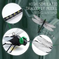 4/10/20 Pcs High Simulation Dragonfly Model Mosquito Repellent Indoor Outdoor Hanging Ornaments Garden Hanging Ornaments