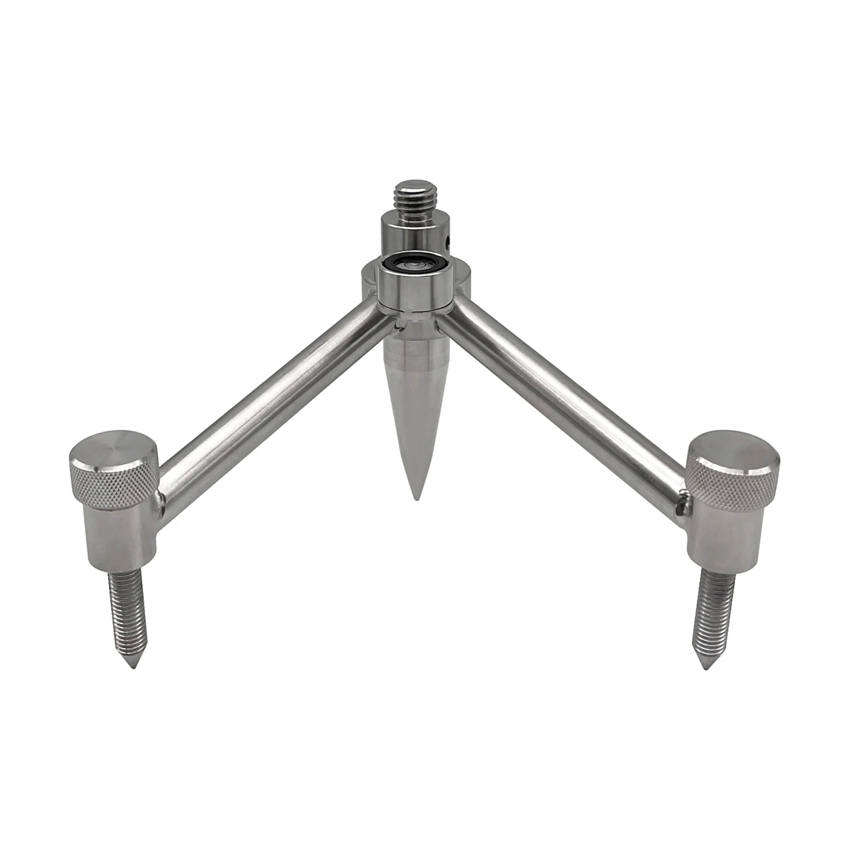 Stainless Steel prism Pole Mini Tripod With blisters bubble for 5/8\