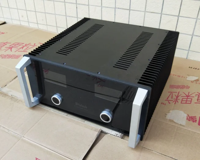 Mcintosh-オールアルミニウムアンプシャーシ、プリアンプケース、アンプエンクロージャー、diyボックス、430x150x400mm、新品