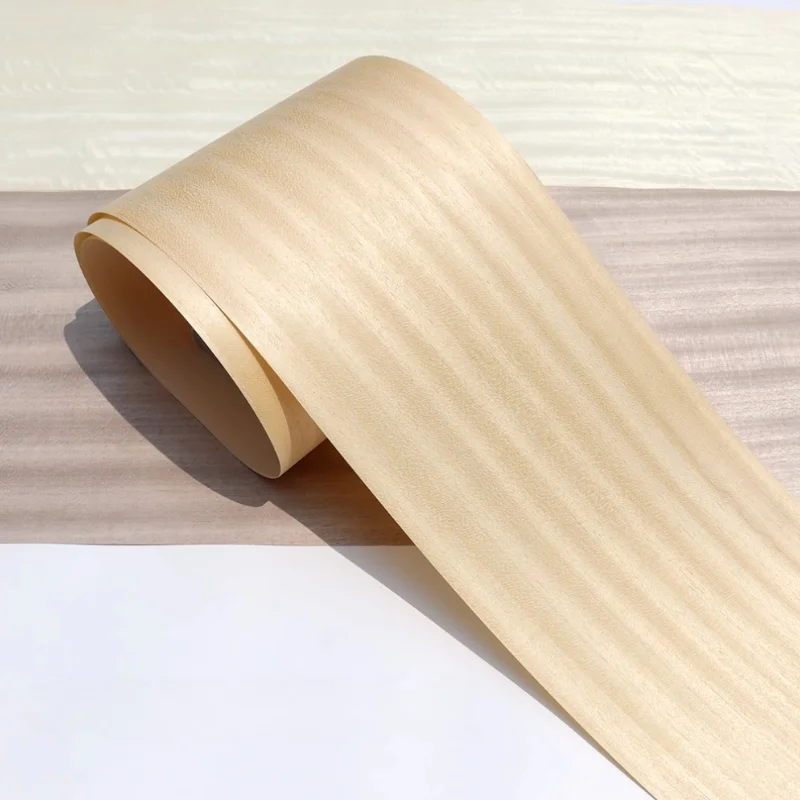 2Color Grey White Natural Dyed Ayus Wood Veneer for Furniture Cabinet Doors Decor Craft Projects DIY Veneer Panels L:250*15/23cm