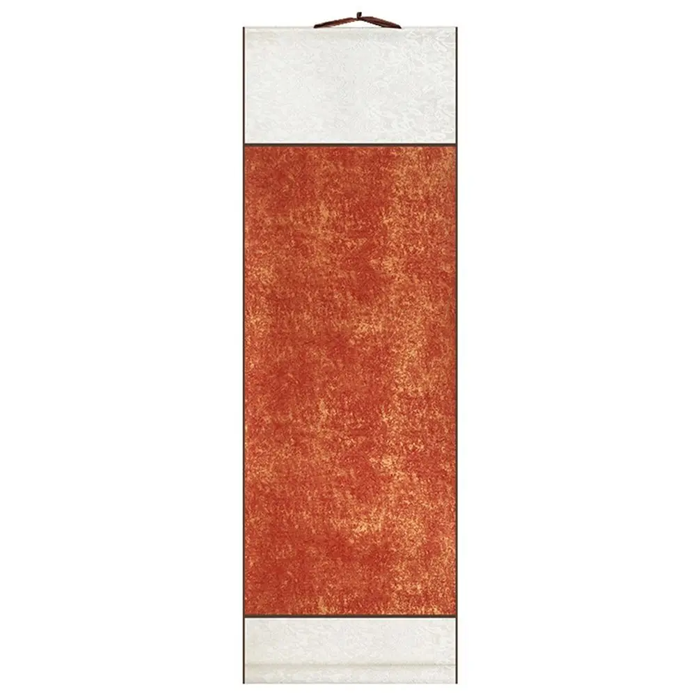 

Painting Drawing Paper Gilded Rice Paper Scroll Chinese Style Hand-rolled Blank Hanging Batik Scroll S/M/L Self-made Gifts