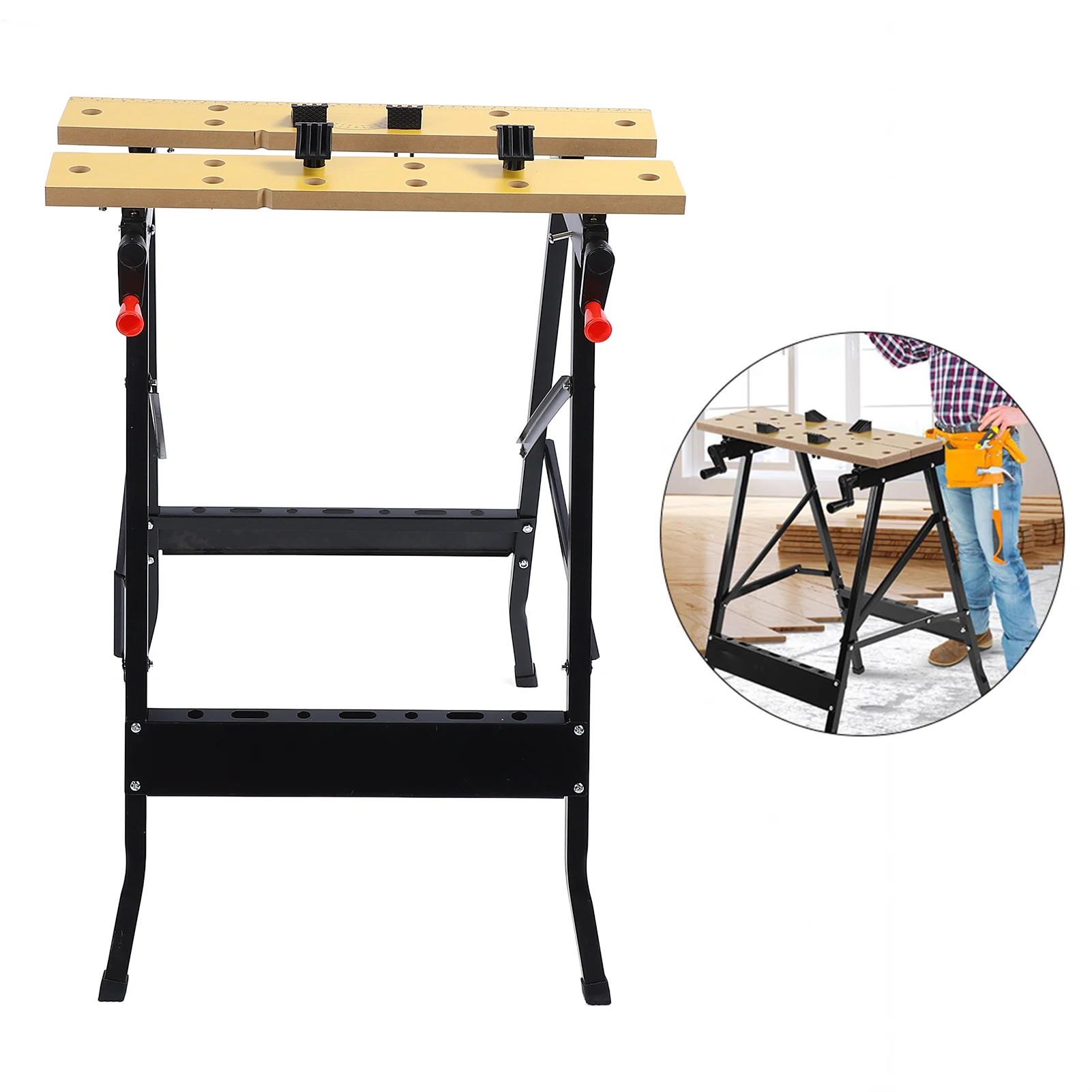 Folding Work Table Tool Workshop Repair Tools Table Shop Workbench Repair Tools Table Table Shop Workbench Workshop Repair Tools