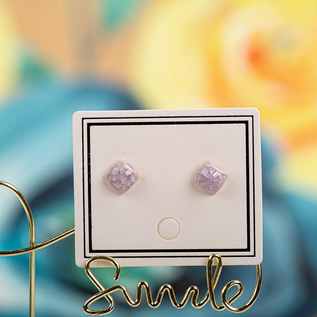 Exquisite Cartoon Multicolor Ceramic Earrings #LY401 luxury brand brincos de coraçao piercing oreille עגלים לנשים לאוזן