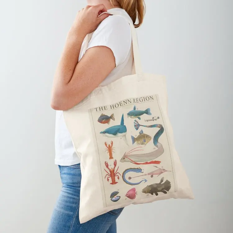 

Marine Life from Hoenn Tote Bag Canvas shoulder bag Fabric bag tote custom tote screen