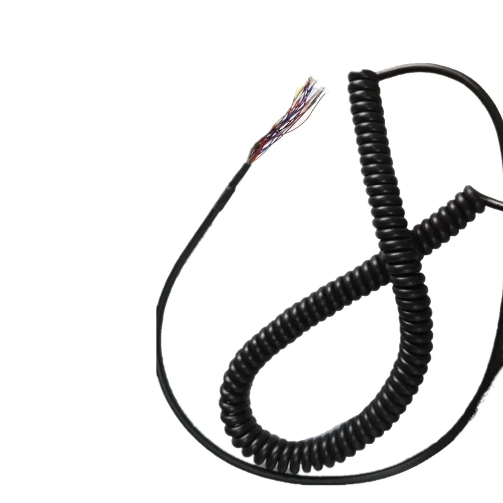 NEW MPG Spring Spiral Cable for CNC Hand-wheel 3/5/7/10/15m Meters 12/16/19/21/26 Cores