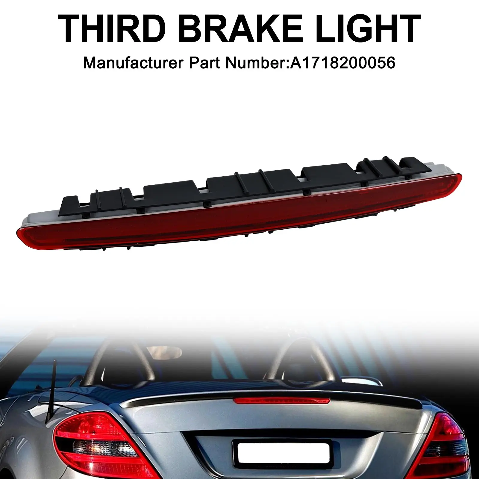 Artudatech 3rd Third Brake Light A1718200056 For Mercedes Benz SLK 171 Car Accessories