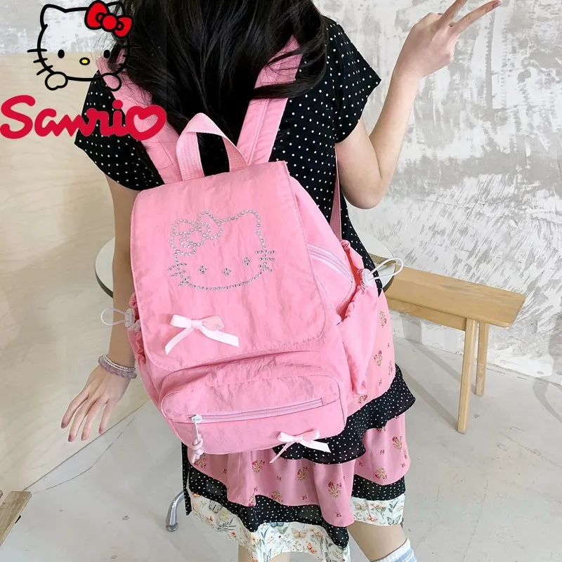 2025 New Student Backpack Cartoon Versatile Large Capacity Women's Backpack Fashion High Quality Lightweight Travel Backpack