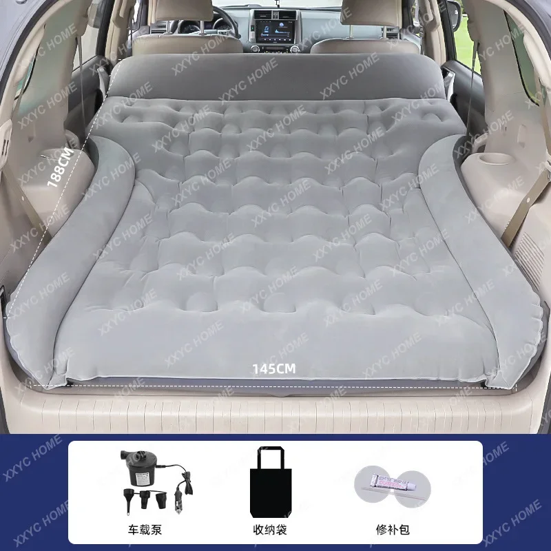 Car Travel Inflatable Bed SUV 200*125CM rear seat trunk universal mattress air bed auto supplies