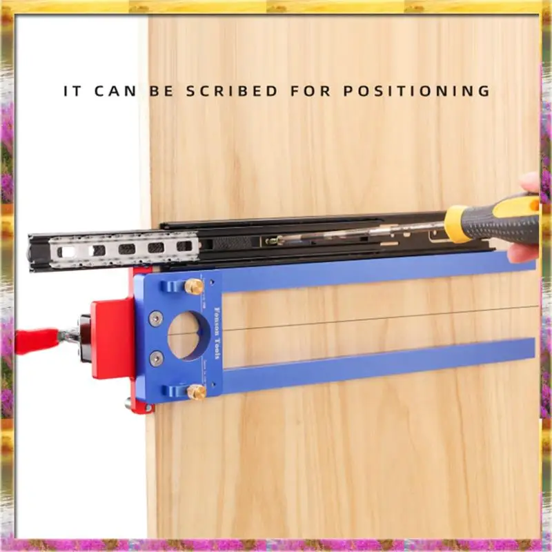 أغسطس قابل للتعديل لتركيب السكك الحديدية المنزلقة للدرج، أداة حفر النجارة مع قضيب تمديد #6