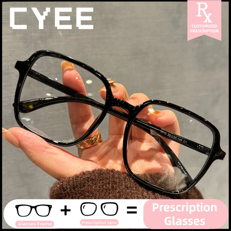 

CYEE TR90 Square Myopia Multifocal Progressive Photochromic Glasses Anti Blue Light Customization Prescription Optical Eyewear