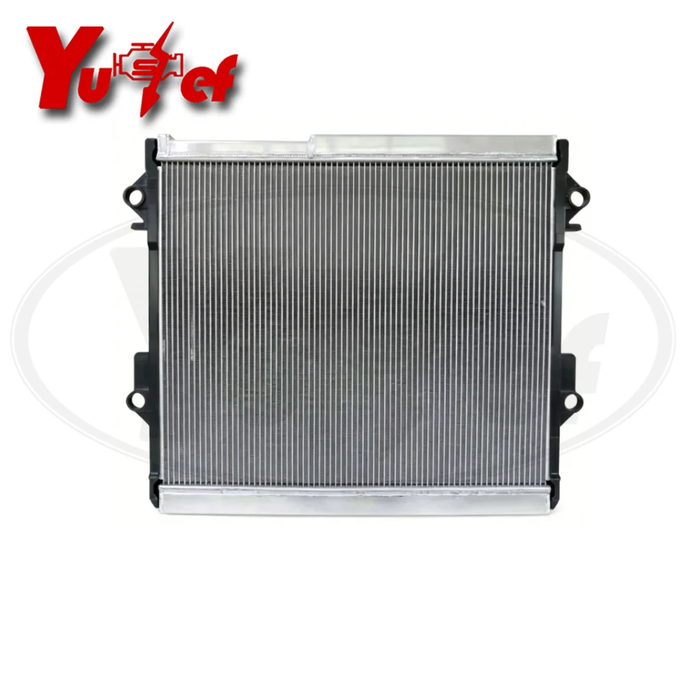 All aluminum radiator For TOYOTA LANDCRUISER V6 GRJ200 LC200 AT 48mm # 16400-31570 1640031570