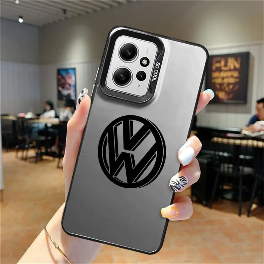 V-olks-wagen VW Car Phone Case for Xiaomi Redmi Note 10 Pro 10S 11 11S 12 12S 13 Pro+ 5G 12 Pro+ 4G 11 Pro Cover