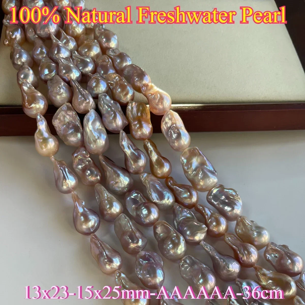 Natural Freshwater Pearl Candy Color Fishtail Beads 13x23-15x25m for DIY Jewelry Making Women's Necklace Bracelet Craft Supplies