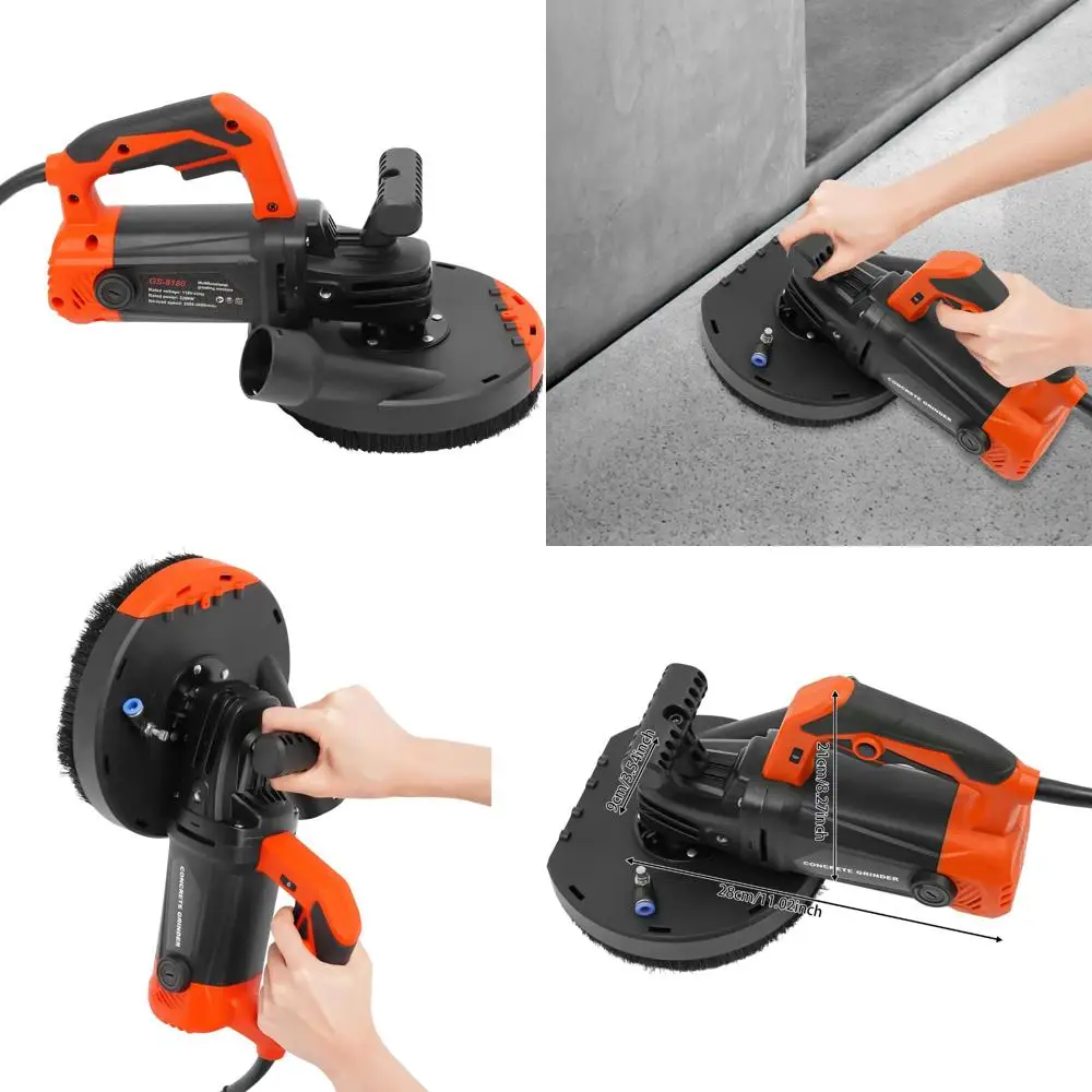 

Мощный 7-дюймовый комплект шлифовальной машины для бетона с пылезащитным кожухом и двигателем мощностью 2200 Вт для эффективного строгания и шлифования