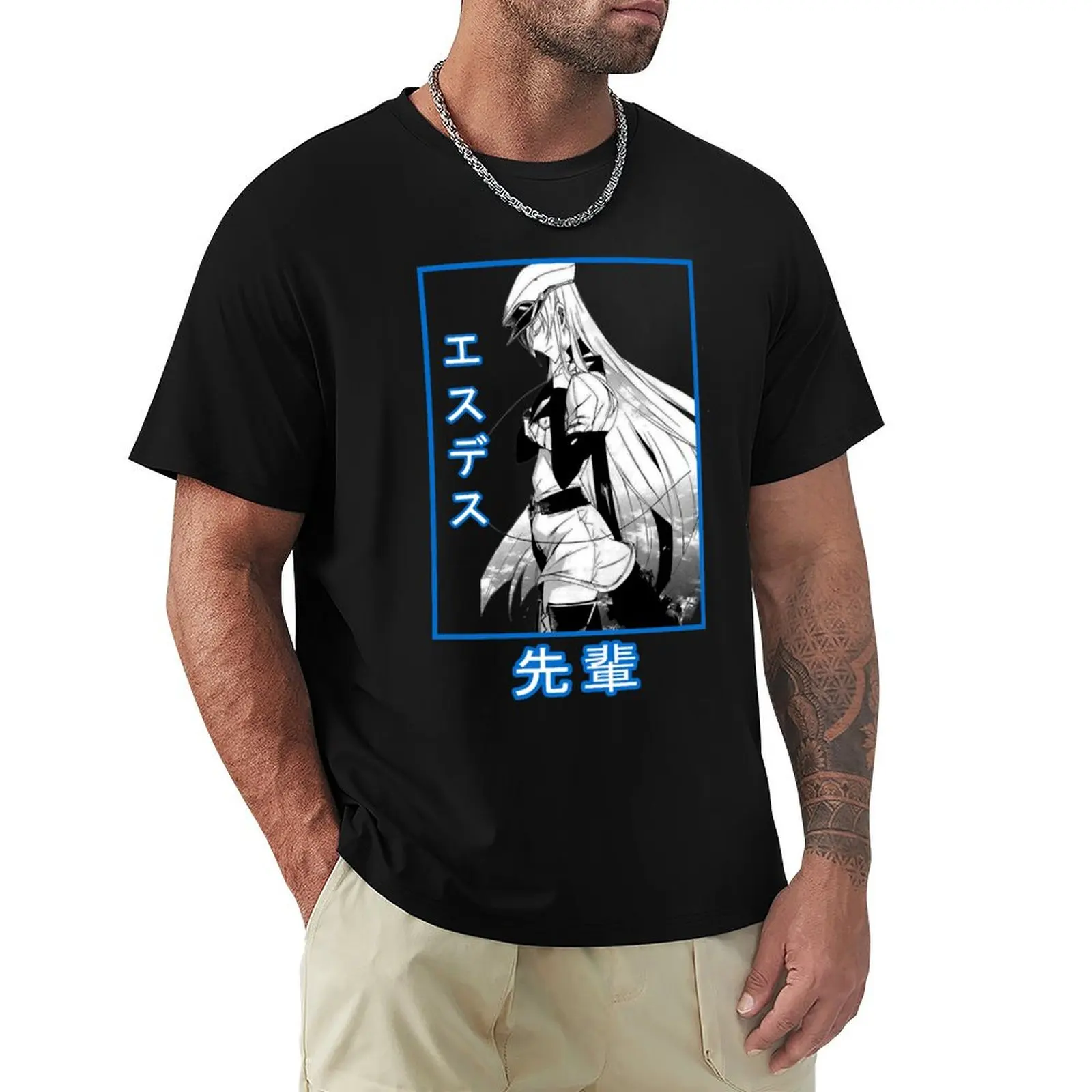 Esdeath T-Shirt Casual Everyday Short Sleeve T-Shirt